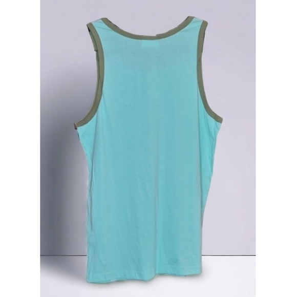 Light Blue Tank Top with Logo - Picture 2 of 5